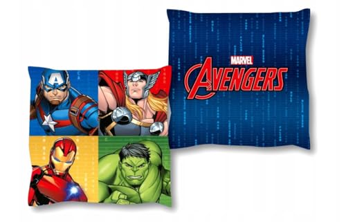 ms móvil shop Marvel The Avengers Cojín Decorativo 40x40 cm Hulk, Iron Man, Capitán América...