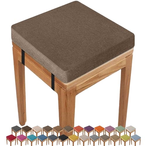 uyeoco Coj&iacute;n Cuadrado 40x40 para Silla Comedor, Lavable Antideslizante, 3/5/8cm de Grosor Coj&iacute;n de...