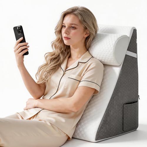ChaneeHann Cu&ntilde;a para Dormir, Almohada Triangular 3 en 1, Coj&iacute;n de Espuma de Alta Resiliencia...