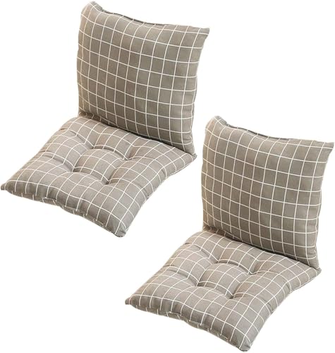 Gen&eacute;rico Pack 1/2/4 Cojines de Silla con Respaldo，Cojines de Asiento Cocina...