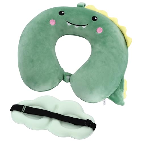 Almohada Viaje, Coj&iacute;n Cuello Viaje, Almohada Viscoel&aacute;stica para Coche, Tren y Avi&oacute;n, Almohada...