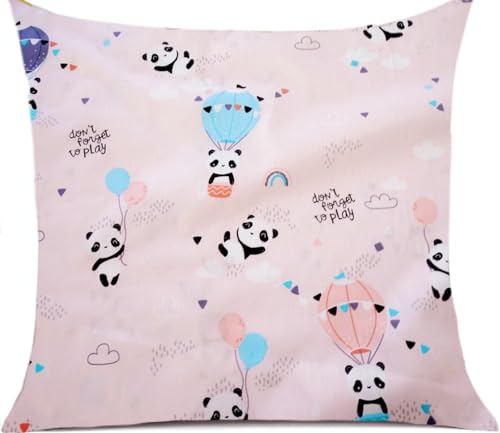 Funda de cojín decorativa para niños, 40 x 40 cm, cojín para cochecito de bebé, algodón...