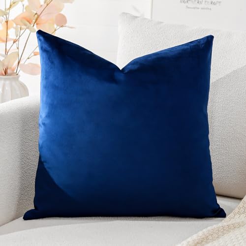 Artscope Fundas de Cojines de Terciopelo Decorativas Cuadradas Color Solido 50x50cm para Decoraci&oacute;n...