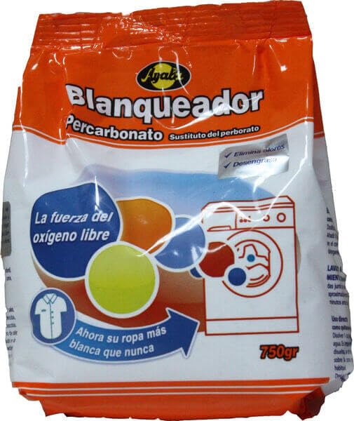 Percarbonato Blanqueador Puro 750 g - Potente Limpiador y Desinfectante Natural, Elimina Manchas...