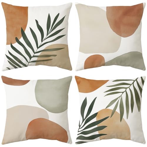 ARNTY Fundas de Coj&iacute;n 45x45 cm, Juego de 4 Cundas para Cojines Decorativas de Terciopelo, Cojines...