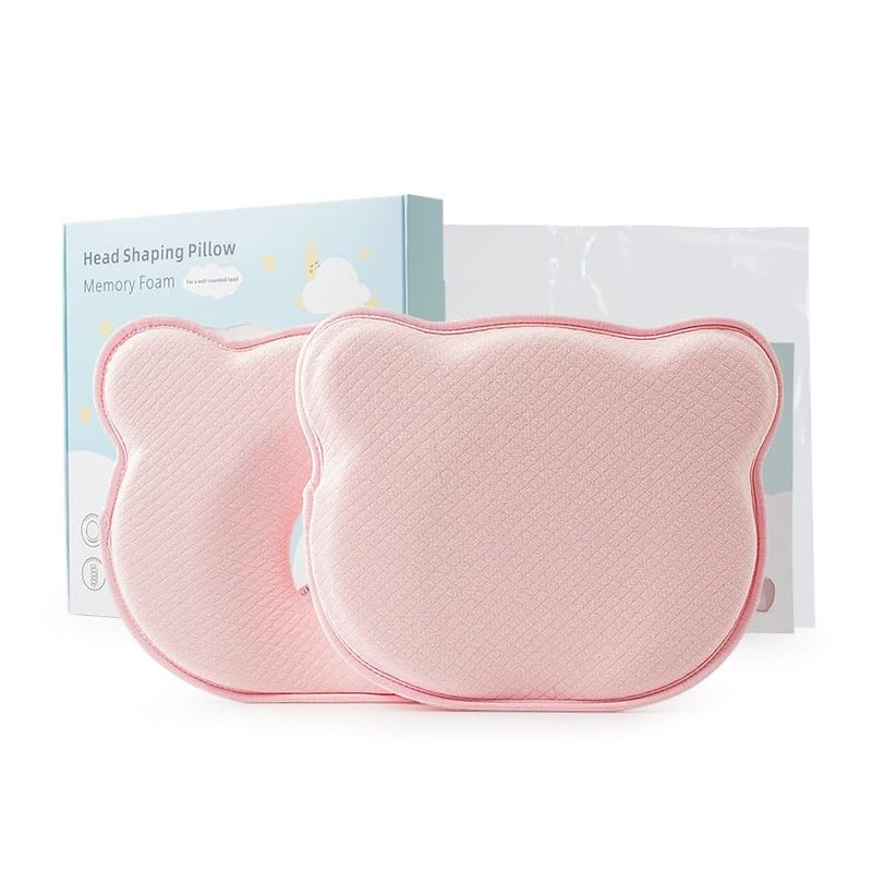 LIFE ESSENTIALS Almohada para bebés hasta los 36 Meses, con 2 Fundas, Funda extraíble, Almohada...