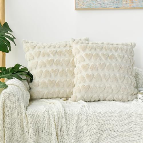 Funda Cojin 45 x 45 Juego de 2 Fundas Cojines Sofa Almohada Cama Decorativos Decoracion Habitacion...