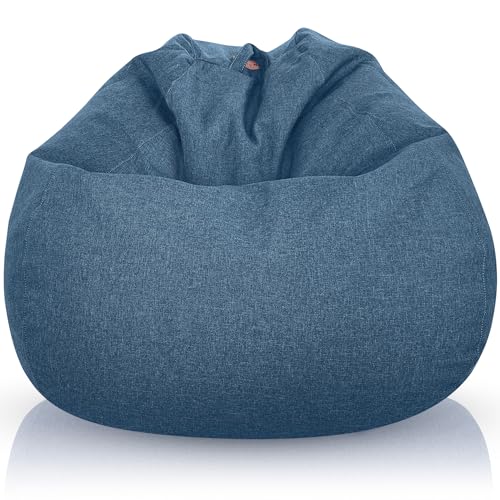 Aiire Sofa Puff Salon Moderno - [90x65] Sillon Puf Gigante XXL con Relleno Incluido para Habitacion...