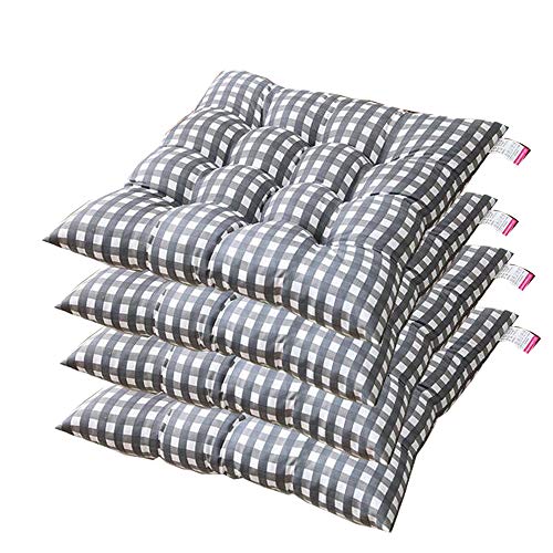 AGDLLYD Set de 4 Cojines de Asiento coj&iacute;n de Silla 40x40x7cm para Interior y Exterior - Modelo 2019...