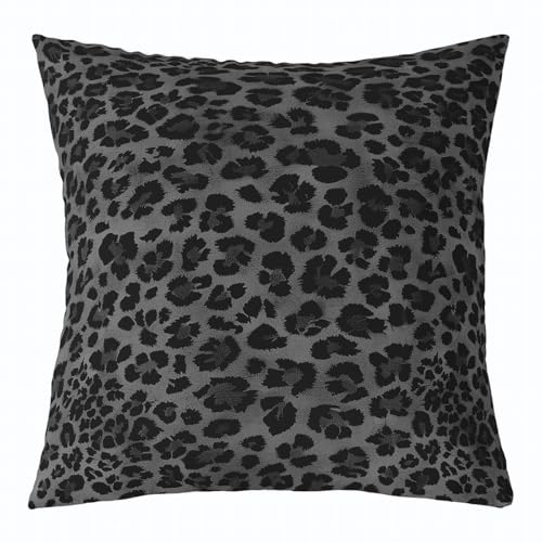Loussiesd Juego de 1 funda de almohada reversible con estampado de leopardo para ni&ntilde;os y ni&ntilde;as,...