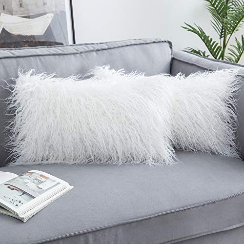 MIULEE D&iacute;a de Navidad Funda de Cojines de Terciopelo Cojines de Sof&aacute; Funda de Almohada Decorativo...