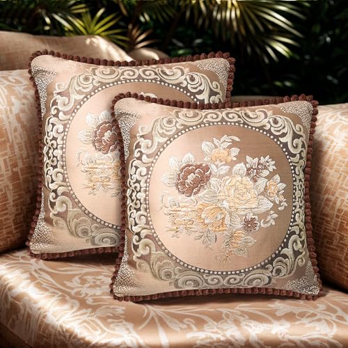 SZHELEJIAM Fundas Cojines, Juego de 2 Fundas de Coj&iacute;n Decorativas 50x50, Funda De Almohada con...