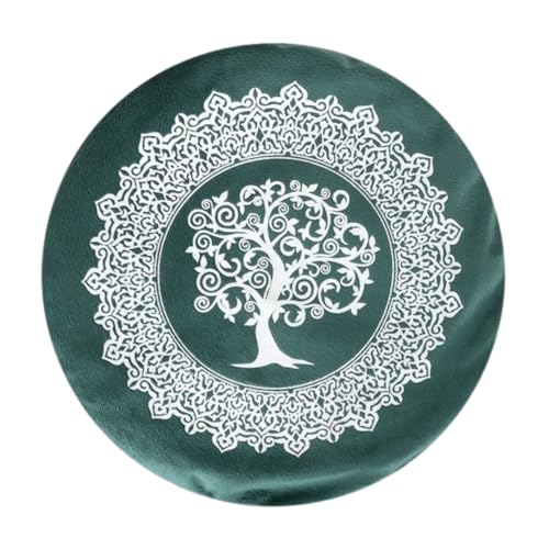 Tempotech ® Cojín Yoga Árbol De La Vida y Mandala | Altura 18 cm x Ancho 30 cm | 100% Algodón |...