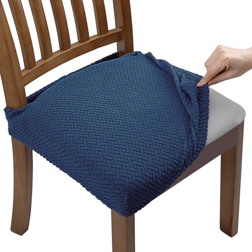 Fuloon Fundas Sillas Comedor, Fundas Sillas Ajustables,Pack de 4 Fundas Protectoras para Sillas...