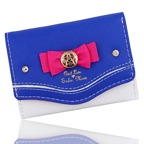 Roffatide Anime Sailor Moon Tri-Fold Billeteras para Ni&ntilde;as Mujeres Piel de imitaci&oacute;n Slim...