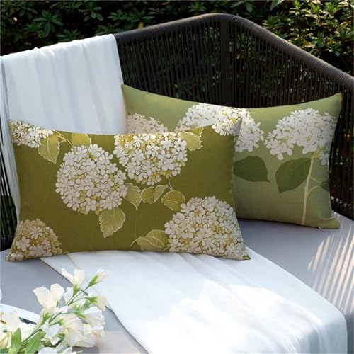 Fundas Cojines 20x40, 2 Piezas Funda Cojin Rectangulares Planta Cojines Grandes, Cojin impermeable...