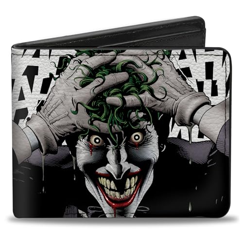 Buckle-Down Billetera, Joker, 4.0' x 3.5' para Hombre