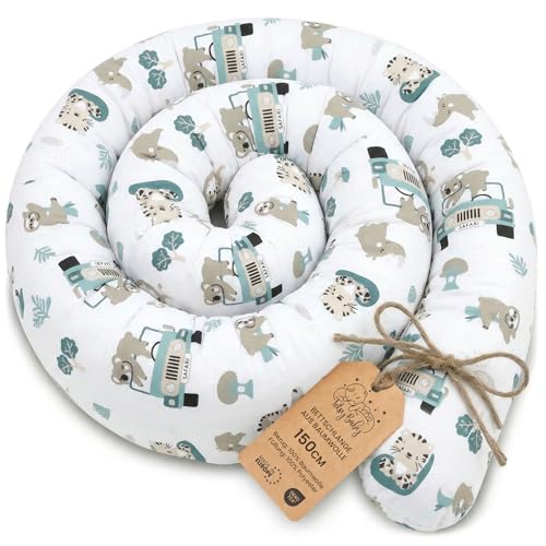Totsy Baby Almohada para Dormir de Lado algod&oacute;n 150 cm Algod&oacute;n - cojin Cervical Enrollable Lavable...