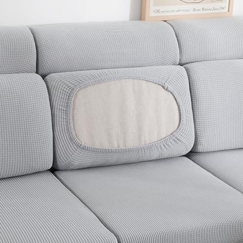 DALINA Textil - Funda para cojin de Sofa, Protector de cojin de Asiento Ajustable con Elastica, Tela...