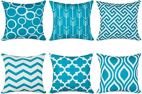TIDWIACE Azur Hogar Algod&oacute;n Lino Funda de Cojine del Sof&aacute; - Throw Coj&iacute;n Decoraci&oacute;n Almohada Caso...