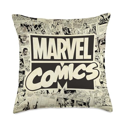 Marvel Retro Comic Panels Throw Pillow, 18x18, Multicolor