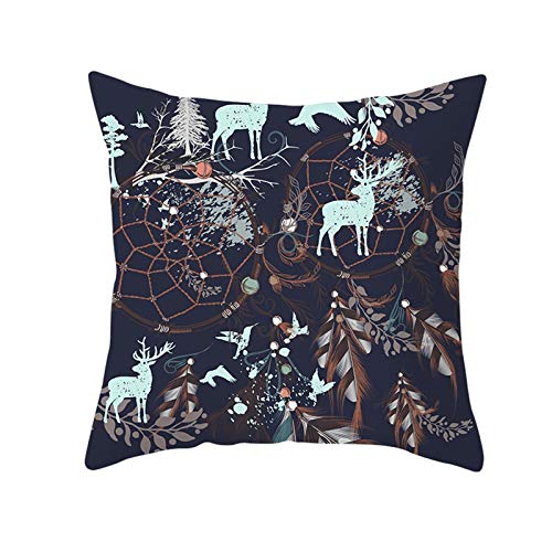 Lino Funda Coj&iacute;n Sofa Elastica Fundas De Almohada Individual Gris Oscuro Funda Coj&iacute;n Lumbar Fundas...