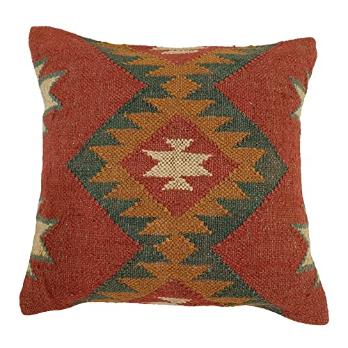 Trade Star Kilim - Funda de coj&iacute;n 70 % yute, 30 % lana, tejida a mano, decoraci&oacute;n &eacute;tnica del...