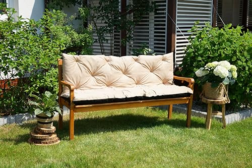 4L Textil Cojin para Banco Cojin Jardin cojin Banco Exterior Cojines para Bancos cojin Palet...