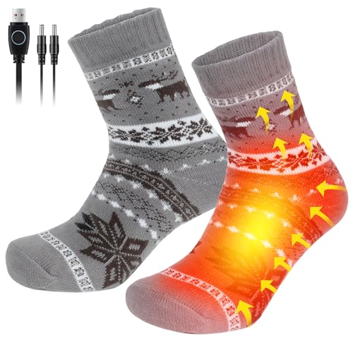 Coikes Calentadores de pies el&eacute;ctricos 3 Niveles Ajustables Calentador de Pies USB Suaves...