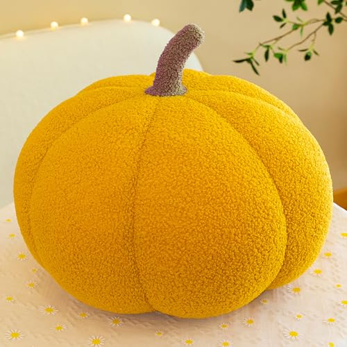 SOETDERT Almohada de Calabaza, Almohada Decorativa de Calabaza para Halloween, Cojin Calabaza 3D,...