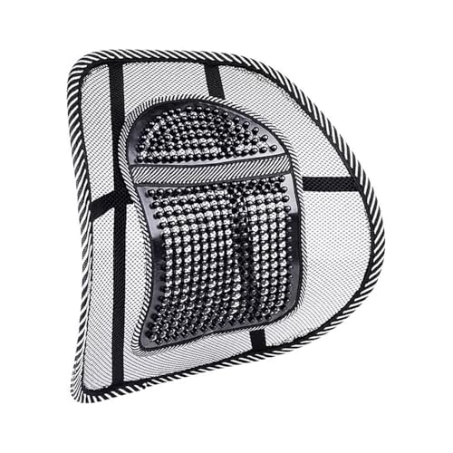 CABLEPELADO - Respaldo Ergonómico con Masajeador Lumbar para Silla y Coche | Rejilla Transpirable...