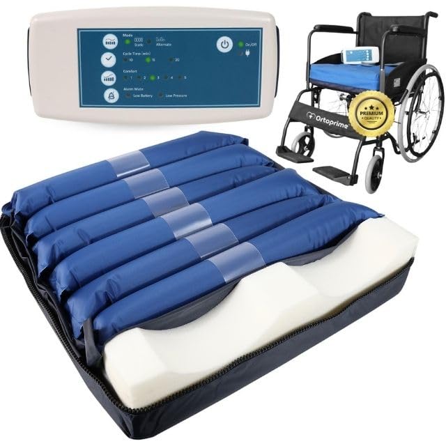 OrtoPrime Coj&iacute;n Antiescaras de Aire con Compresor Silence Comfort Coj&iacute;n Antiescaras para Sill&oacute;n -...