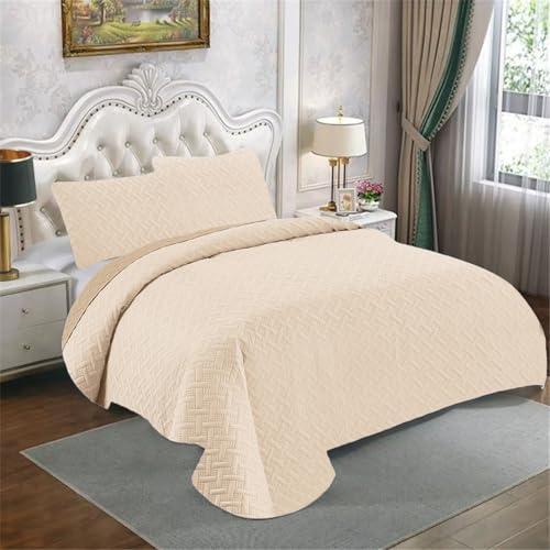 GREATOYAR Colcha Ligera para Primavera y Verano en Polyester, Cubre Cama Fina Suave Bicolor...