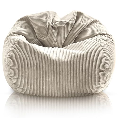 Aiire Puff Salon Pana Moderno - Puf Gigante con Relleno Incluido para Decoracion Habitacion Juvenil...