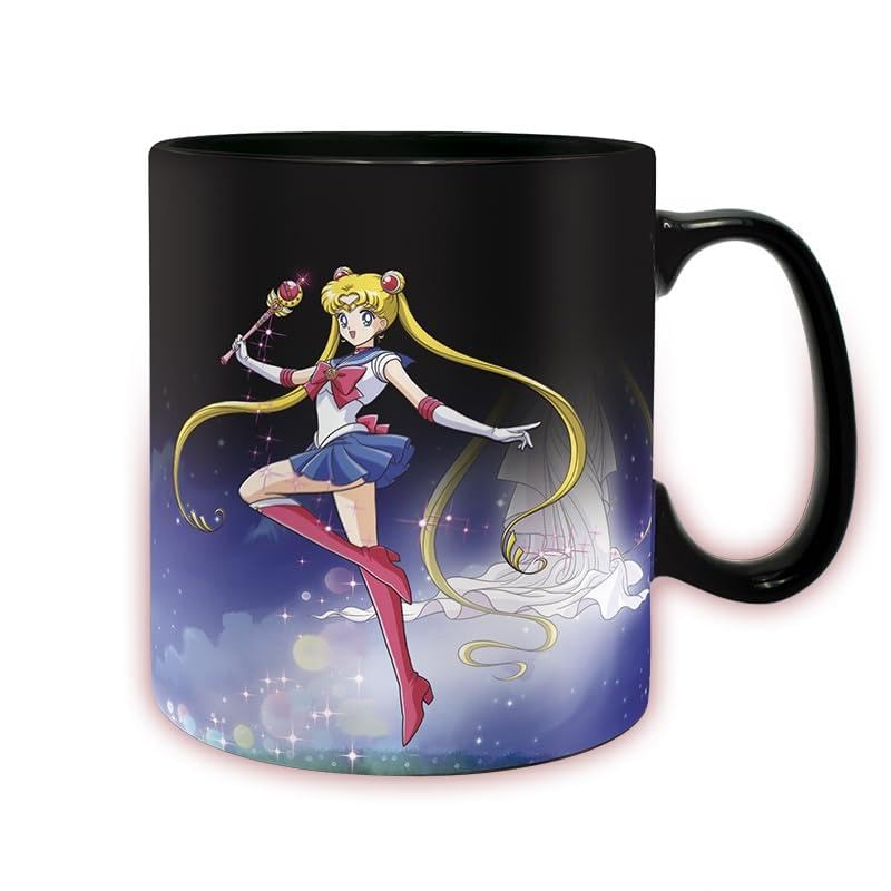Sailor Moon Sailor & Chibi - Taza Efecto T&eacute;rmico Sin clasificar Taza multicolor cer&aacute;mica