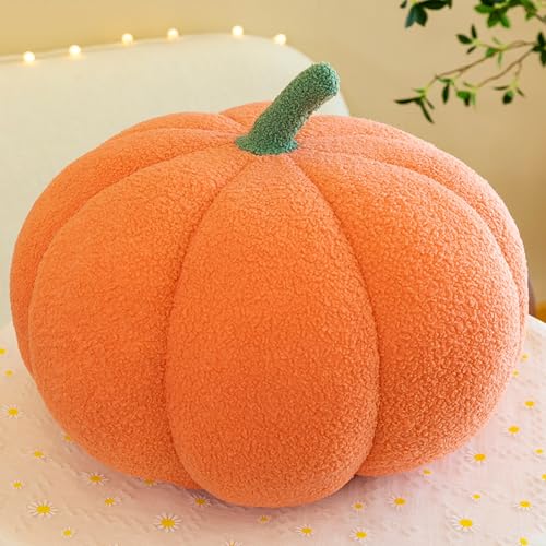 SOETDERT Almohada de Calabaza, Almohada Decorativa de Calabaza para Halloween, Cojin Calabaza 3D,...