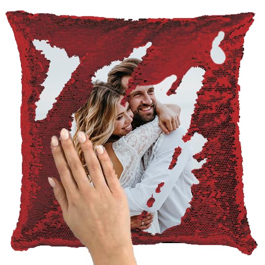 Coj&iacute;n Personalizado con Foto - 40&times;40 cm - Almohada Personalizada - Lado Doble, Inserto de Almohada...