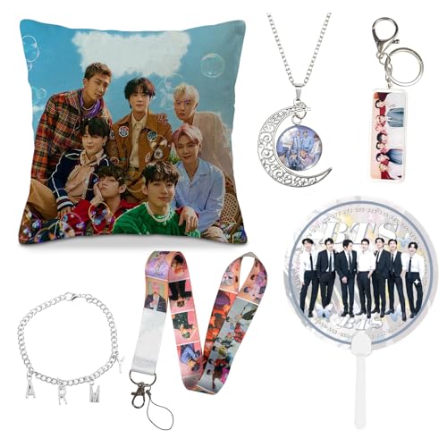 Ubephant Artículos de Fanáticos de BTS, Regalos BTS, Cubierta de Almohada, Llavero