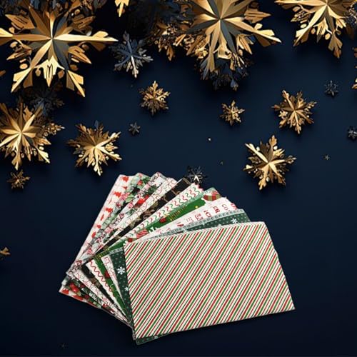 Tela de algodón estampada para la serie navideña, adecuada para costura de patchwork y...