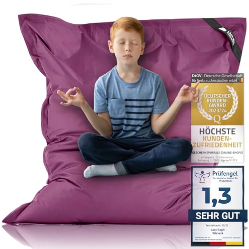 Lazy Bag Original Beanbag de Interior y Exterior XL 250 litros de beanbag Gigante Coj&iacute;n de Asiento...