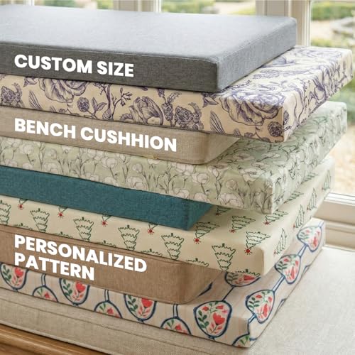 Lokex Coj&iacute;n de Banco/Ventana con patr&oacute;n y Estampado Personalizado, Antideslizante para Muebles...