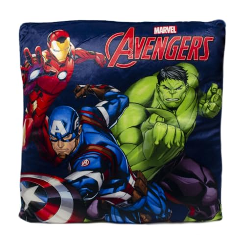 ms móvil shop Marvel The Avengers Cojín Decorativo 40x40 cm Hulk, Iron Man, Capitán América...
