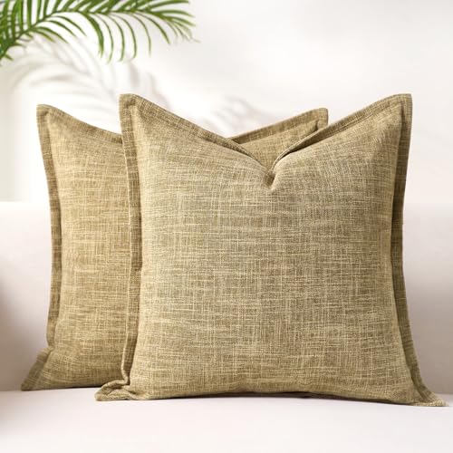 LRartdeco Funda Cojin 40x40, Fundas Cojines Marr&oacute;n, Fundas de Cojines Moderno Decorativos, Paquete...