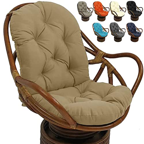 Cojines de repuesto para silla mecedora, lavables, giratorios, para asiento de jardín, tatami,...