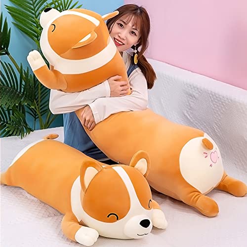 SNOWOLF Shiba Inu - Almohada de Peluche de Peluche para Perro, Lindo Corgi Akita, Juguete de Peluche...