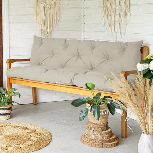 4L Textil Coj&iacute;n para Jardin - Coj&iacute;n Banco Exterior Impermeable Resistente ai raggi UV (100x50x50...