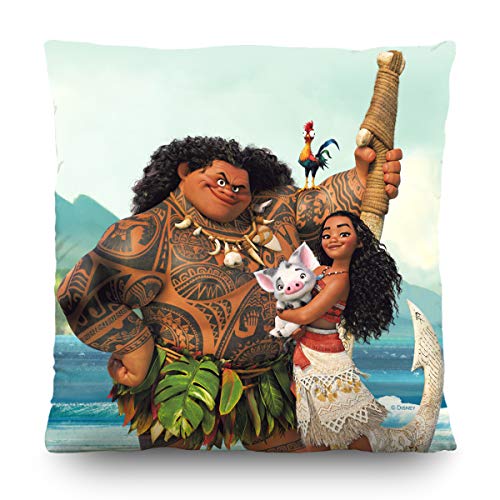 AG Design - Cojín Decorativo Disney con Funda - Princesas Disney Moana - CND 3121-40 x 40 cm, 1...