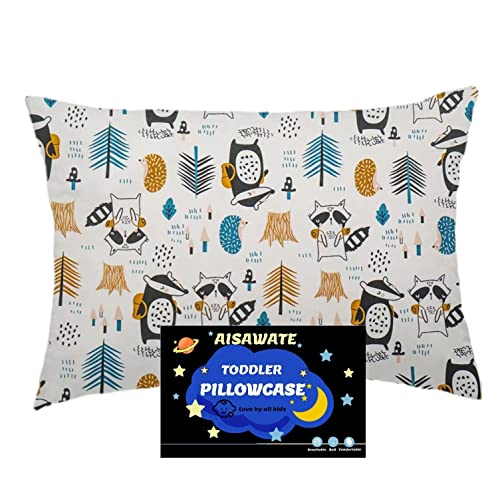Funda de cojín infantil de 40 x 60 cm, algodón orgánico, funda de almohada para bebé y niño...