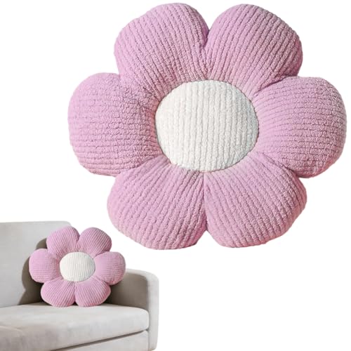 Coj&iacute;n floral, coj&iacute;n decorativo con forma de flor, coj&iacute;n de margarita, coj&iacute;n de suelo, coj&iacute;n de...