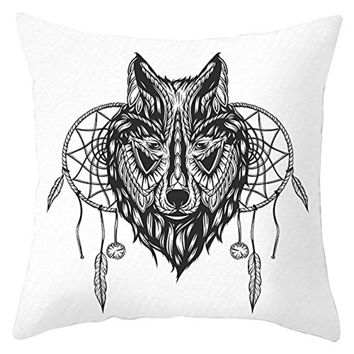 CEVAN Lino Funda Almohada Funda De Almohadas con Cremallera Blanco Funda Almohada Cremallera Fundas...